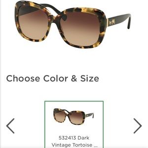 Coach Horse & Carriage Soft Square Sunglasses